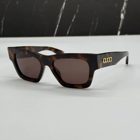 NEW GUCCI SUNGLASSES HAVANA WOMEN EYEWEAR GUCCI GG1835S 002 Gucci GG1835S 002 - Sunglasses for Woman - LookerOnline main image 4
